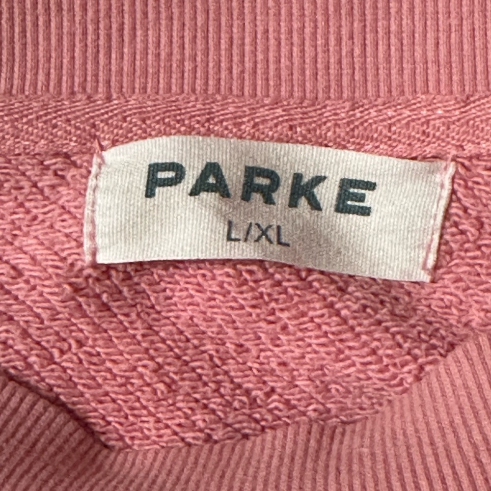 Hard to find Parke sweatshirt. Oversized, mock style collar. - Picture 2 of 2